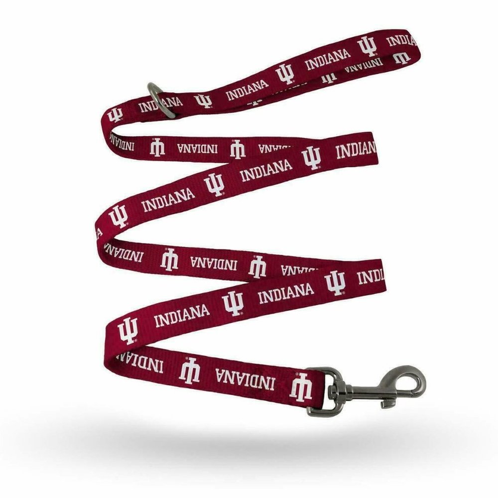Indiana University NCAA Licensed Pet Dog Sport Walking Leash Small/Medium